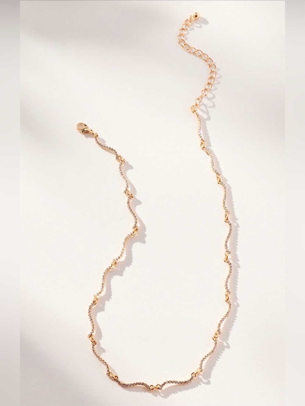 Anthropologie Delicate Swish Necklace